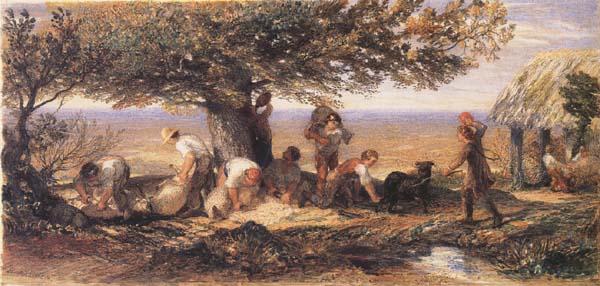 Samuel Palmer The Sheep Shearers Sweden oil painting art